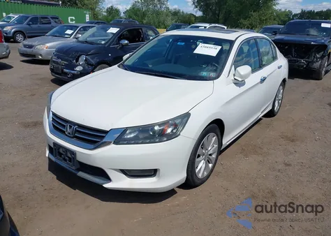 2015 Honda Accord Ex-L V-6 из США, поврежденный, VIN 1HGCR3F88FA021653